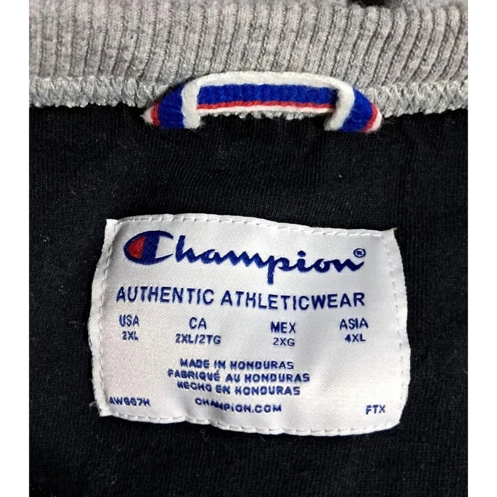 Vintage Champion Crewneck Sweatshirt Heather Gray‎ Mens XXL C Logo